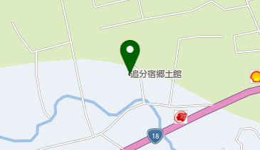 追分宿郷土館 トイレの地図画像