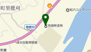 信州新町町民運動広場 トイレの地図画像