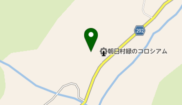朝日村 緑のコロシアム トイレの地図画像