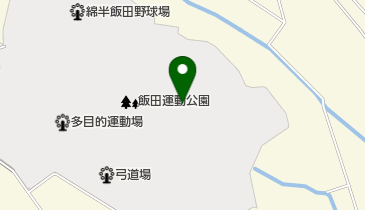 飯田市 飯田運動公園 トイレの地図画像