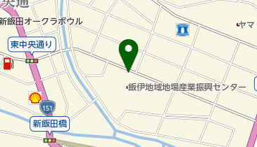 飯伊地域地場産業振興センター トイレの地図画像