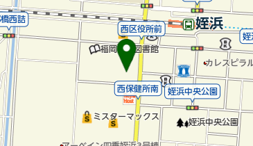 西区保健福祉センター トイレの地図画像