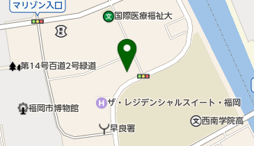 ハイアットレジデンシャルスイート・福岡 トイレの地図画像