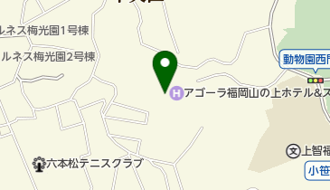 福岡山の上ホテル トイレの地図画像