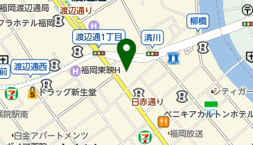 サニー 渡辺通店 トイレの地図画像