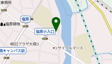 塩原公民館 トイレの地図画像