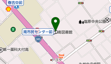 福岡市立南市民センター トイレの地図画像
