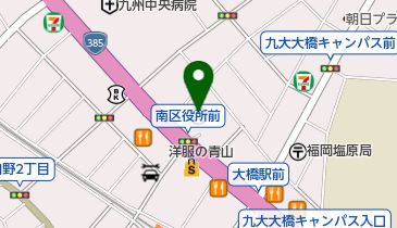 南区役所 トイレの地図画像