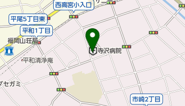 寺沢病院 トイレの地図画像