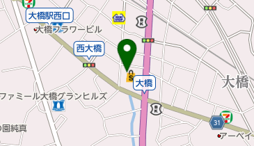 グルメシティ 大橋店 トイレの地図画像