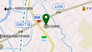 白浜病院 トイレの地図画像