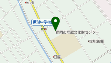 福岡市埋蔵文化財センター トイレの地図画像