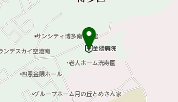 金隈病院 トイレの地図画像