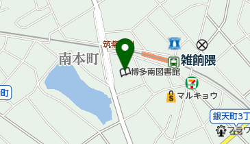 さざんぴあ博多 博多南地域交流センター トイレの地図画像