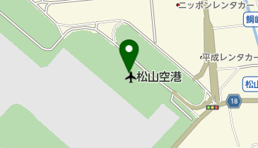 松山空港 旅客ターミナルビル トイレの地図画像