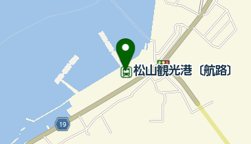 松山観光港ターミナル トイレの地図画像