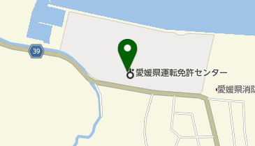 愛媛県運転免許センター トイレの地図画像