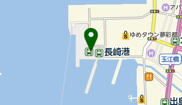 長崎港ターミナルビル トイレの地図画像