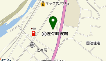 佐々町文化会館 トイレの地図画像