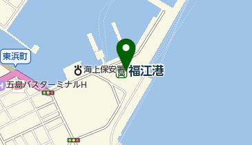 福江港 ターミナルビル トイレの地図画像