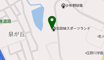 志段味スポーツランド トイレの地図画像