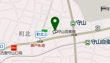 守山図書館 トイレの地図画像