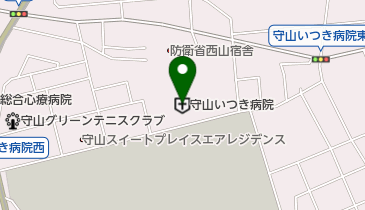 名古屋市立守山市民病院 トイレの地図画像
