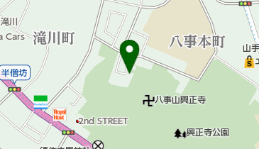 八事福祉会館 トイレの地図画像