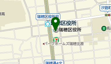 瑞穂区役所 トイレの地図画像