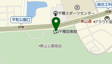 千種図書館 トイレの地図画像