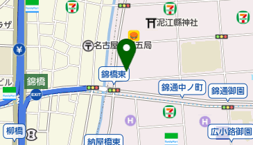 名古屋ローレンホテル トイレの地図画像