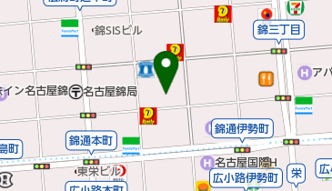 栄マルベリーホテル トイレの地図画像