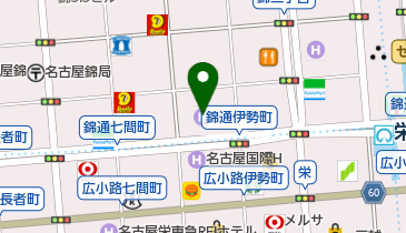 東京第一ホテル錦 トイレの地図画像