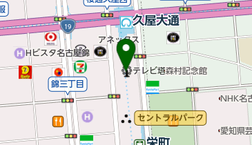 名古屋テレビ塔 トイレの地図画像