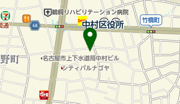 中村児童館 トイレの地図画像