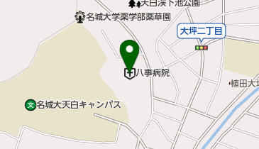 資生会八事病院 トイレの地図画像