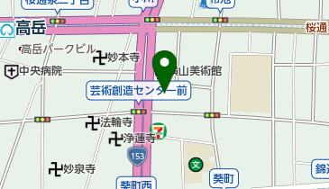 名古屋市芸術創造センター トイレの地図画像