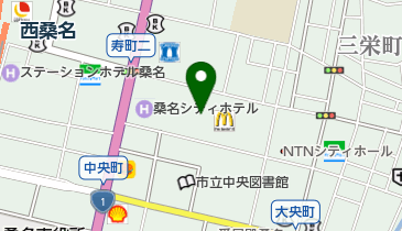 アピタ 桑名店 トイレの地図画像