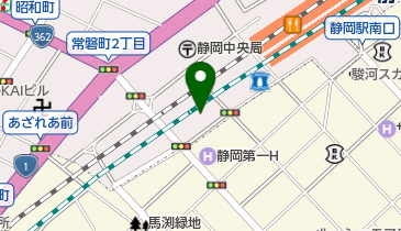 アスティ静岡 西館 トイレの地図画像