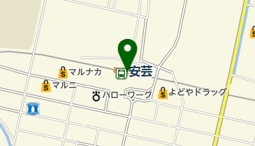 安芸駅前広場 トイレの地図画像