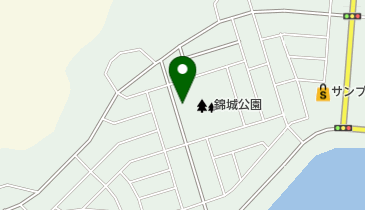 錦城公園公衆トイレの地図画像