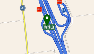 有珠山SA 上り トイレの地図画像