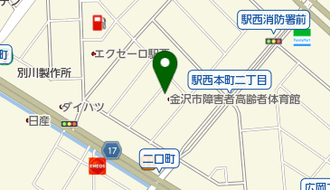 障害者高齢者体育館 トイレの地図画像