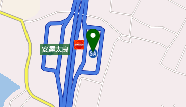 安達太良SA 上り トイレの地図画像