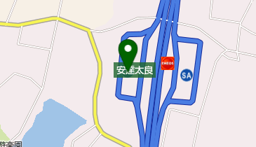 安達太良SA 下り トイレの地図画像