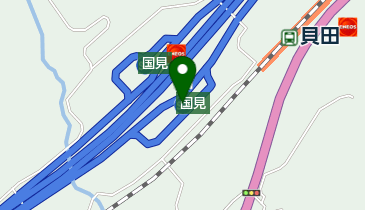 国見SA 上り トイレの地図画像