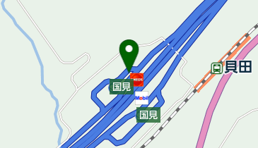 国見SA 下り トイレの地図画像