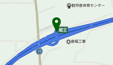 蔵王PA 下り トイレの地図画像