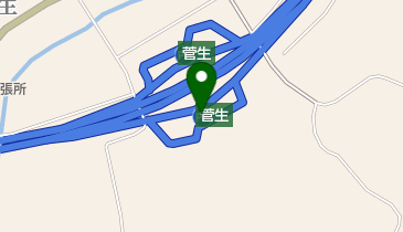 菅生PA 上り トイレの地図画像