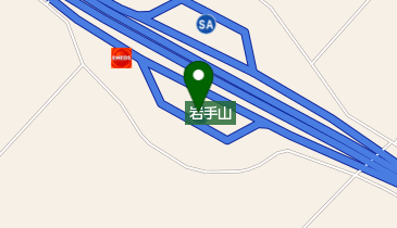 岩手山SA 下り トイレの地図画像